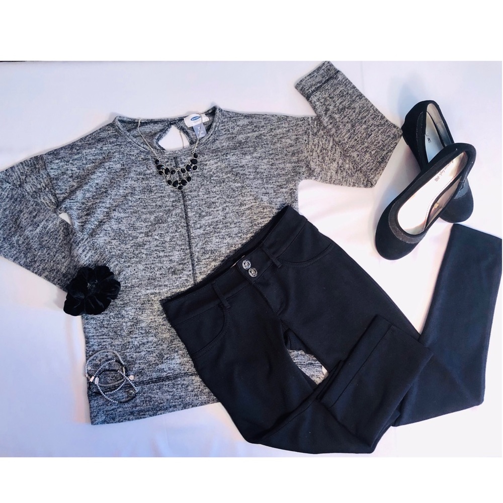 Stylish black kids sweater